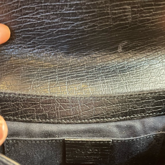 VINTAGE GUCCI GG HORSEBIT CLUTCH - Picture 4 of 4